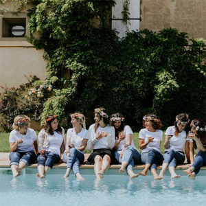 Enterrement de vie de jeune fille au Château de Paraza. Crédit photo : Cyrielle Riba Giorgi