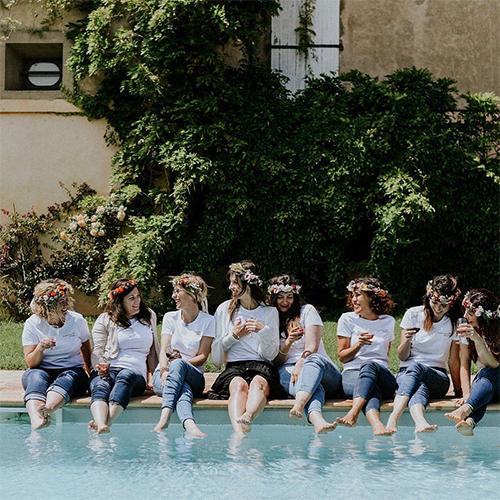 Enterrement de vie de jeune fille au Château de Paraza. Crédit photo : Cyrielle Riba Giorgi