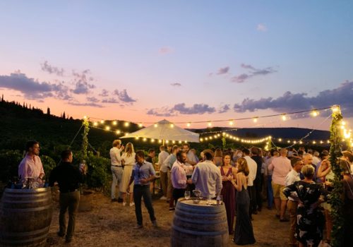 destination wedding in a winery in france