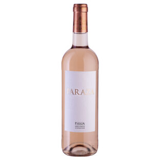 Velvet rosé cuvée emblématique du chateau de paraza, minervois, france