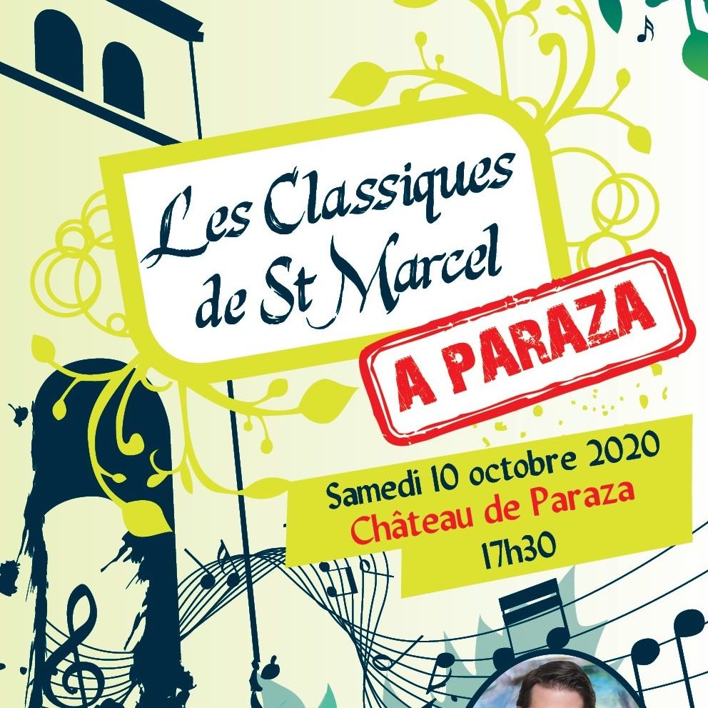 Festival de musique classique à Paraza les classiques de Saint Marcel avec Cyril Guillotin