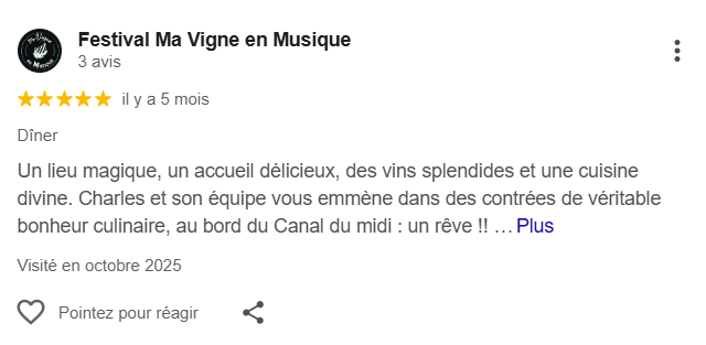 Capture d'écran 2026-04-02 125454 restaurant au bord du Canal du Midi café du port château de paraza
