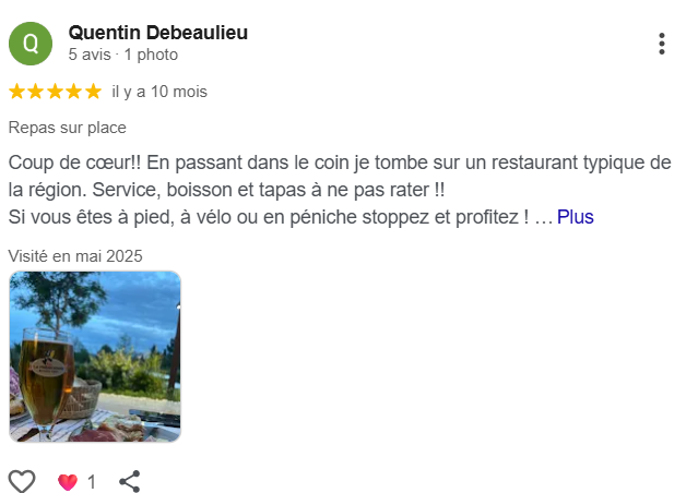 Capture d'écran 2026-04-02 125532 restaurant au bord du Canal du Midi café du port château de paraza